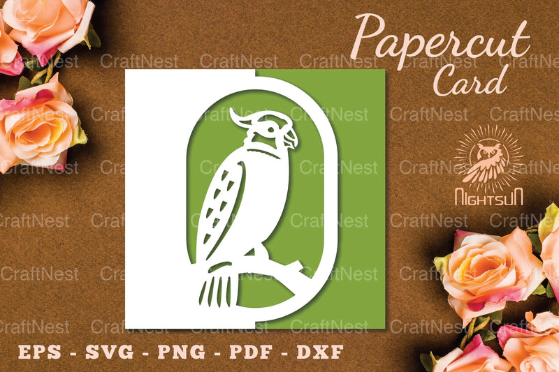 Bird Papercut Card SVG Bundle - CraftNest - Digital Crafting and Art