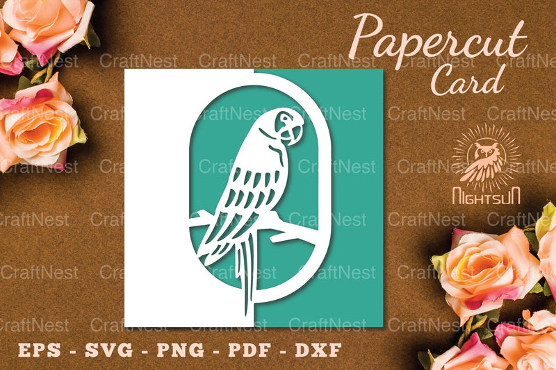 Bird Papercut Card SVG Bundle - CraftNest - Digital Crafting and Art