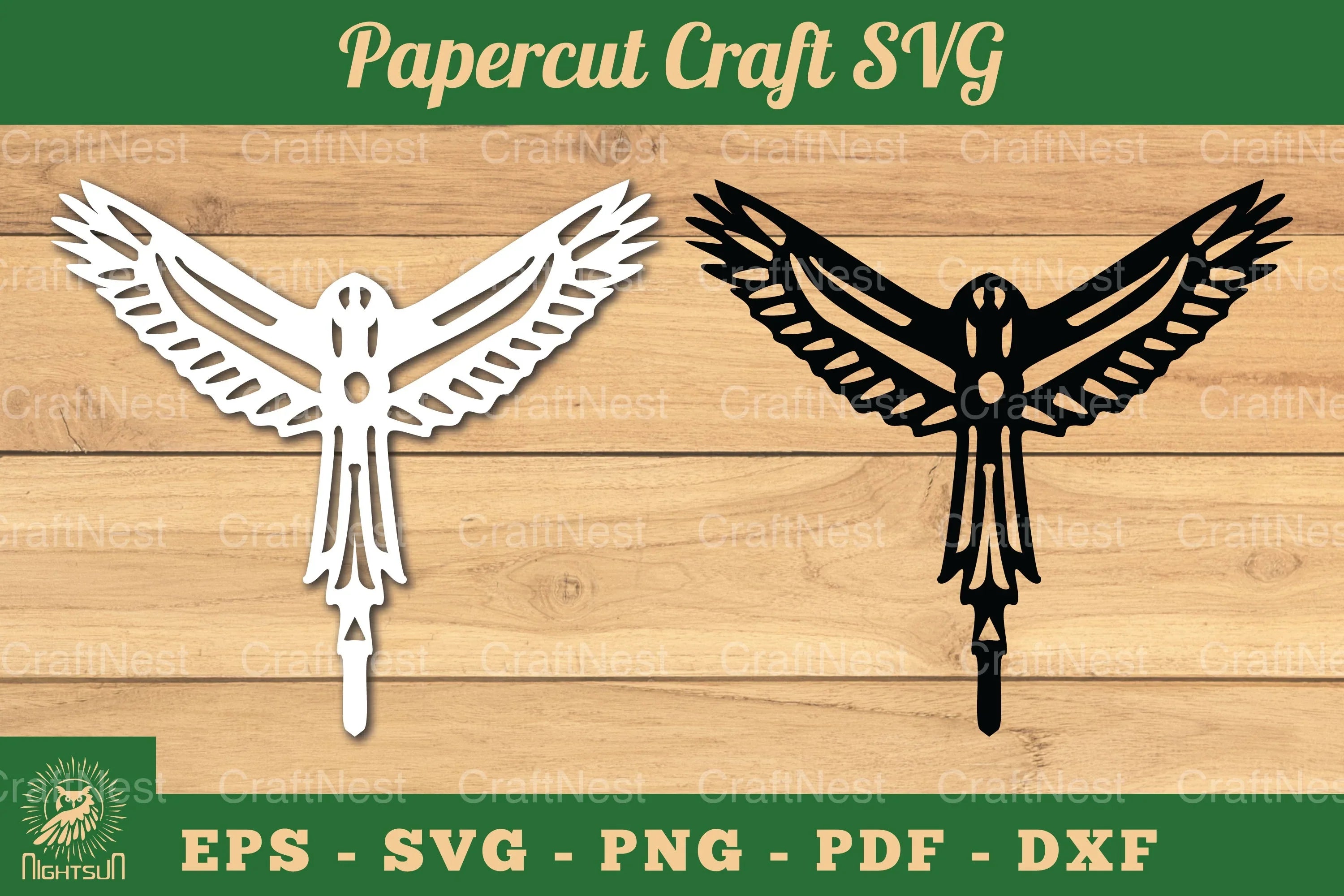 Bird Paper Cutting Craft Clipart Bundle - CraftNest - Digital Crafting and Art