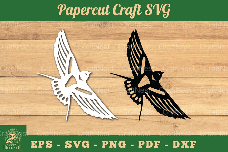 Bird Paper Cutting Craft Clipart Bundle - CraftNest - Digital Crafting and Art