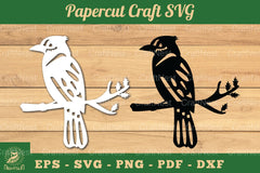 Bird Paper Cutting Craft Clipart Bundle - CraftNest - Digital Crafting and Art