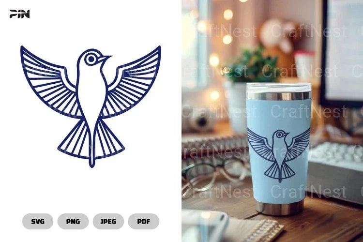 Scandinavian Bird Symbol SVG Bundle - CraftNest - Digital Crafting and Art