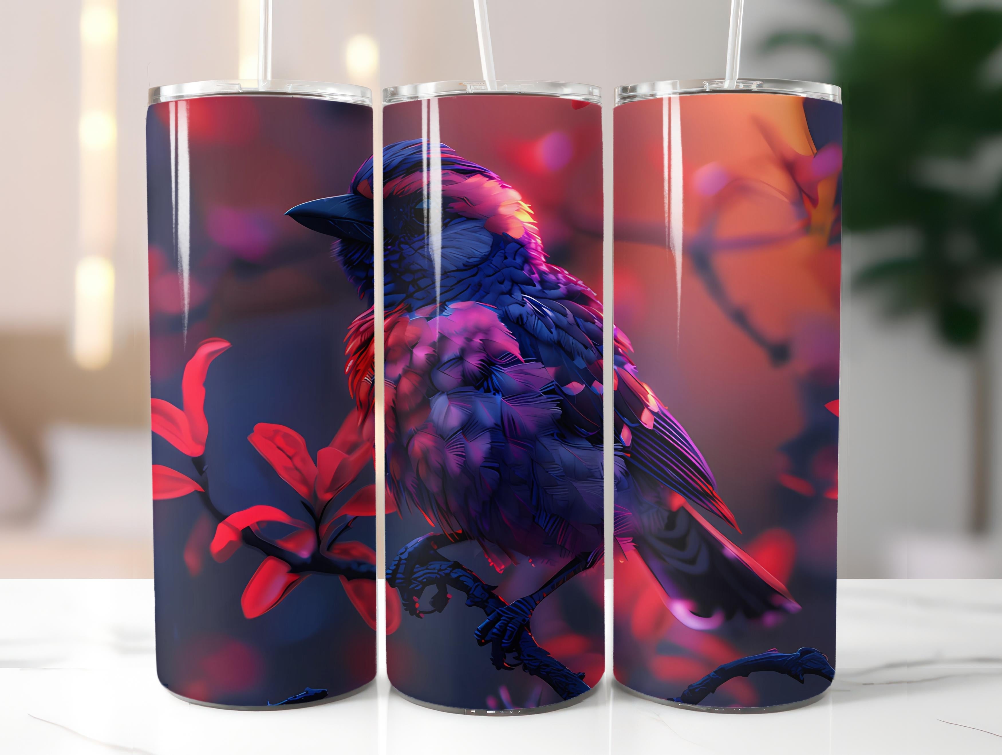 Bird Watching 2 Tumbler Wrap - CraftNest - Digital Crafting and Art