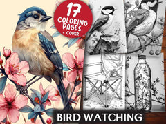 Bird Watching Coloring Books - CraftNest - Digital Crafting and Art