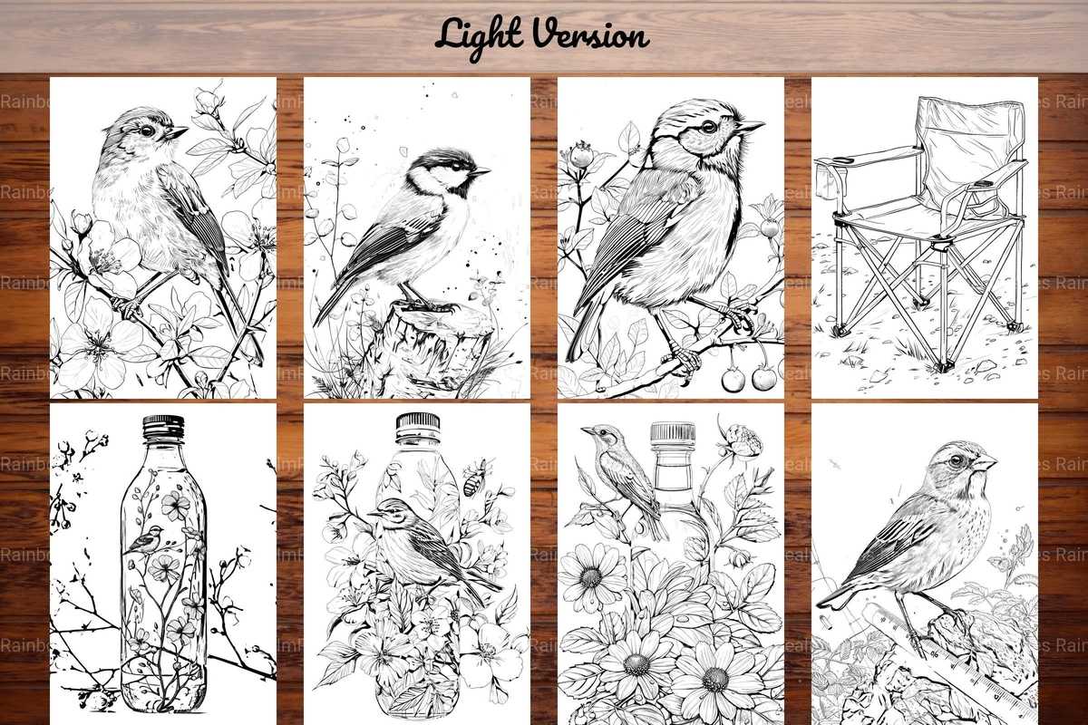 Bird Watching Coloring Books - CraftNest - Digital Crafting and Art