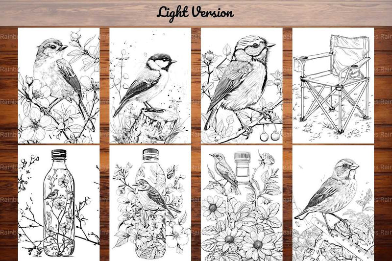 Bird Watching Coloring Books - CraftNest - Digital Crafting and Art