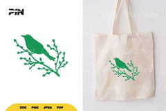 Bird on Branch SVG Bundle - CraftNest - Digital Crafting and Art
