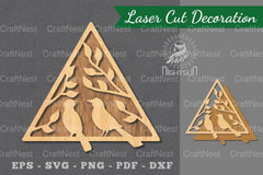 Birds Laser Cut Decoration Clipart Bundle - CraftNest - Digital Crafting and Art
