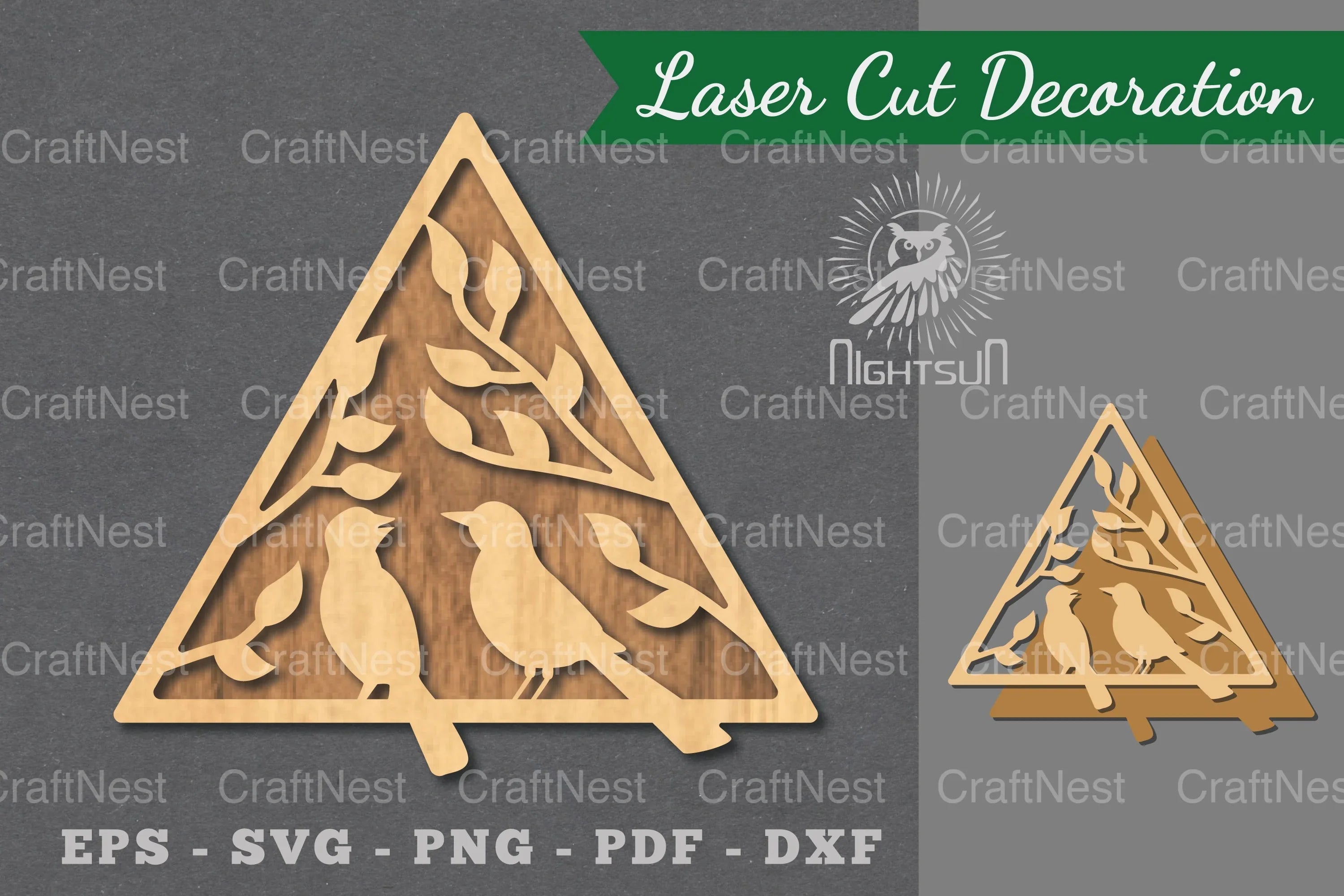 Birds Laser Cut Decoration Clipart Bundle - CraftNest - Digital Crafting and Art