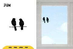 Birds on Wire SVG Bundle - CraftNest - Digital Crafting and Art