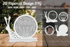 Birthday 3D Papercut Design Clipart Bundle