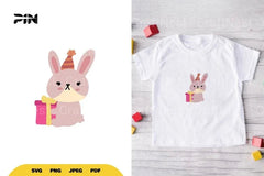 Birthday Bunny SVG Bundle - CraftNest - Digital Crafting and Art