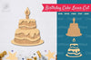 Birthday Cake Laser Cut Decoration SVG Bundle
