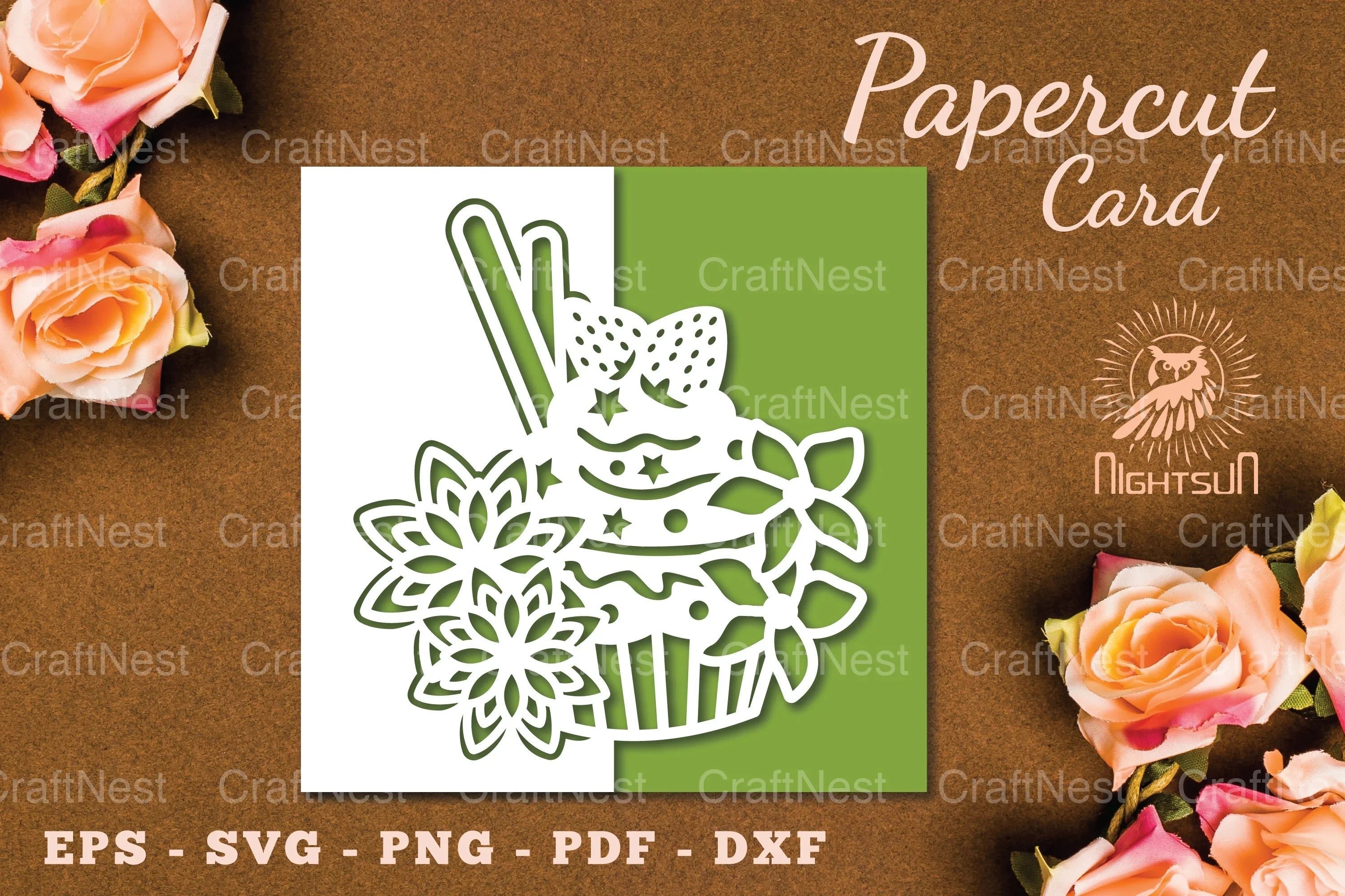 Birthday Cake Papercut Card SVG Bundle - CraftNest - Digital Crafting and Art