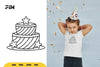 Birthday Cake Doodle SVG Bundle