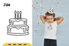 Birthday Cake Doodle SVG Bundle
