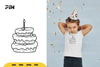 Birthday Cake Doodle SVG Bundle