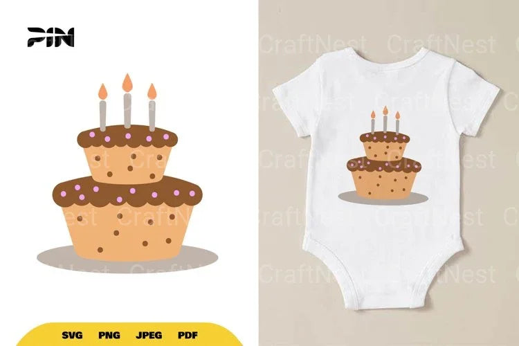 Birthday Cake SVG Bundle - CraftNest - Digital Crafting and Art