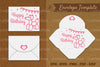 Birthday Envelope Template SVG Bundle