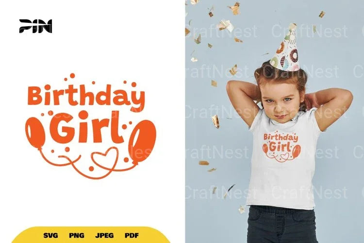 Birthday Girl SVG Bundle - CraftNest - Digital Crafting and Art