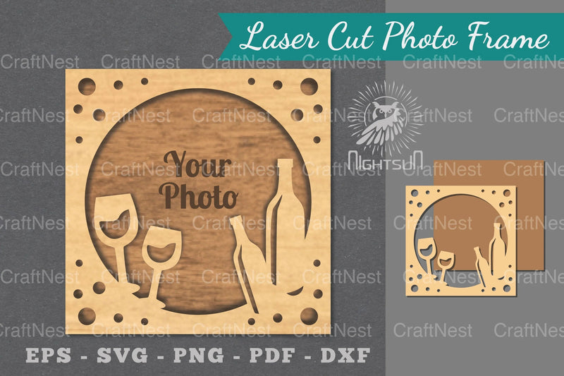 Birthday Laser Cut Photo Frame Clipart Bundle - CraftNest - Digital Crafting and Art