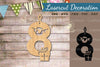 Birthday Number Eight Lasercut Decoration Clipart Bundle