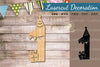 Birthday Number One Lasercut Decoration Clipart Bundle