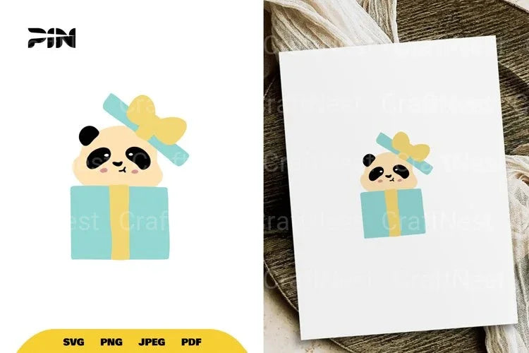 Birthday Panda SVG Bundle - CraftNest - Digital Crafting and Art