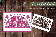Birthday Papercut Card SVG Bundle - CraftNest - Digital Crafting and Art
