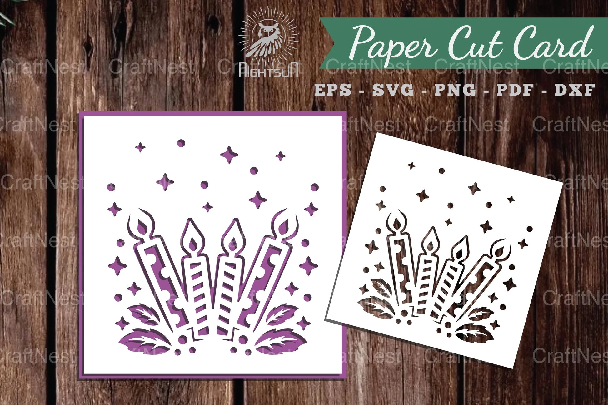 Birthday Papercut Card SVG Bundle - CraftNest - Digital Crafting and Art