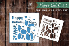 Birthday Papercut Card SVG Bundle - CraftNest - Digital Crafting and Art