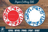 Birthday Papercut Circle Clipart Bundle