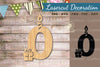Birthday Zero Lasercut Decoration Clipart Bundle