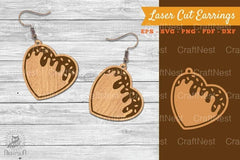 Biscuit Chocolate Laser Cut Earrings Clipart Bundle - CraftNest - Digital Crafting and Art
