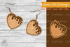 Biscuit Chocolate Laser Cut Earrings Clipart Bundle