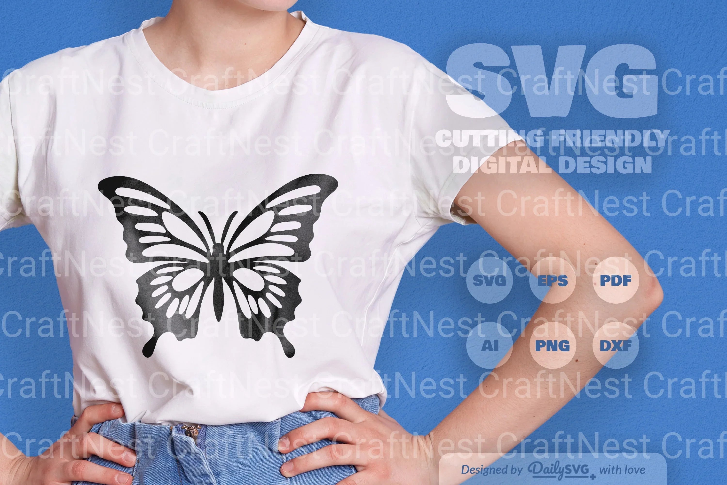 Black Butterfly Clipart Daily SVG Bundles