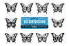 Black Butterfly Clipart Daily SVG Bundles