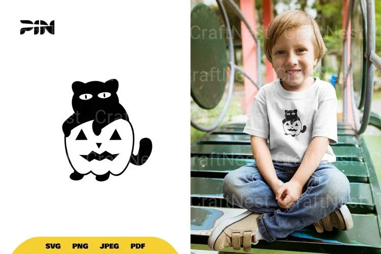 Black Cat Halloween SVG Bundle - CraftNest - Digital Crafting and Art