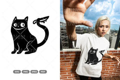 Black Cat Funny Cat SVG Bundle - CraftNest - Digital Crafting and Art