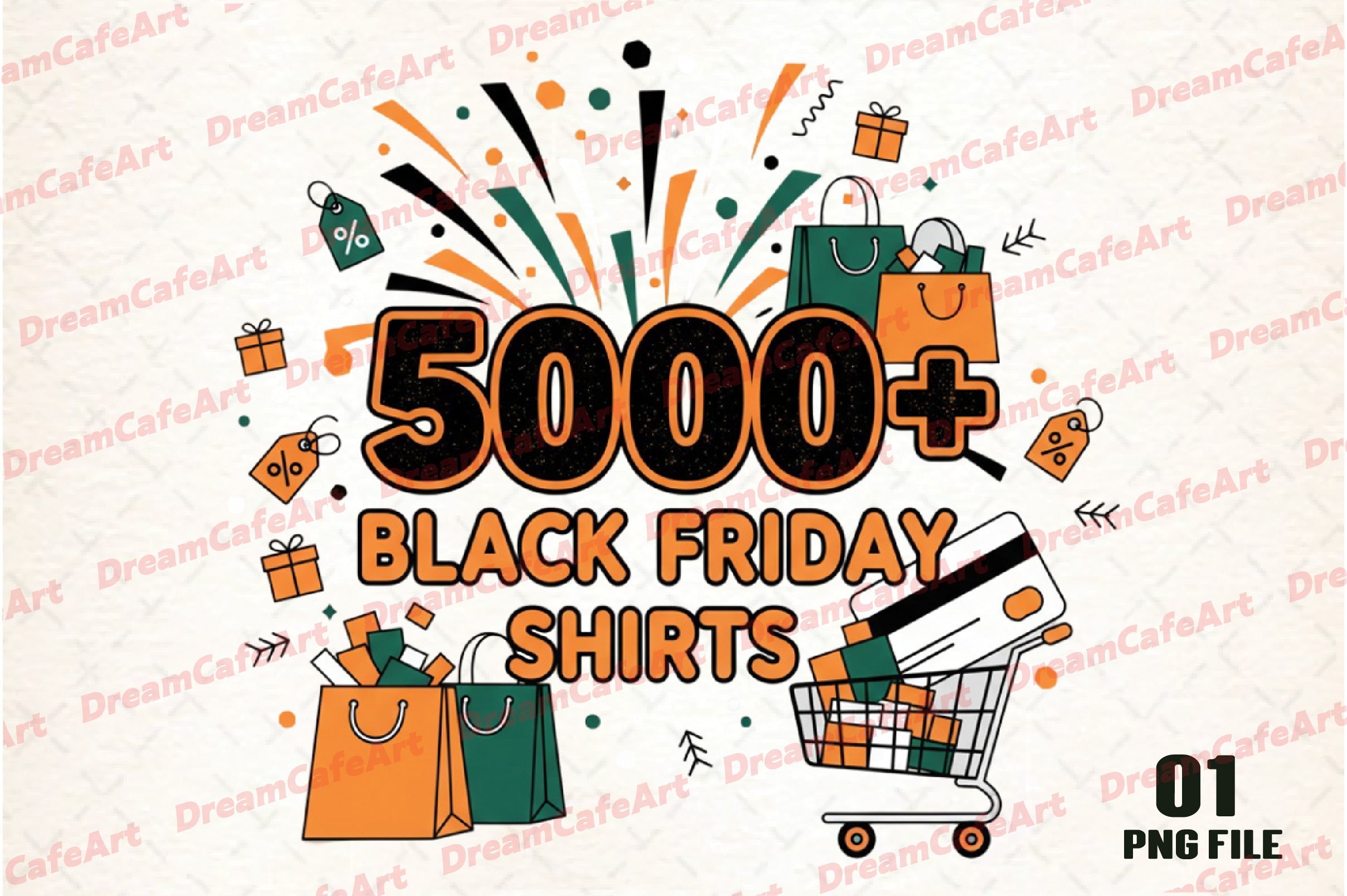 Black Friday Shirt Clipart Bundle