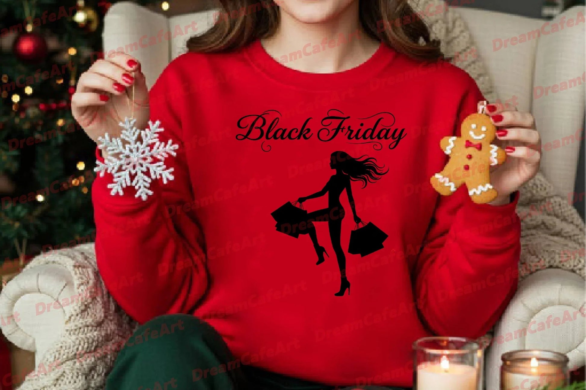 Black Friday Shopping Girl Clipart Bundle - CraftNest - Digital Crafting and Art