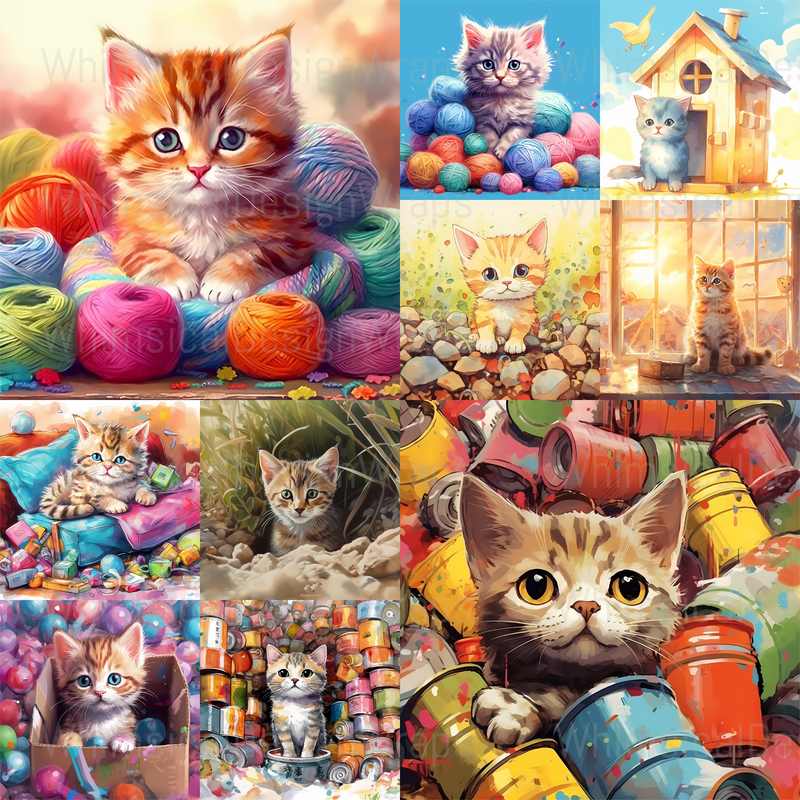 Cute Cats Tumbler Wrap - CraftNest