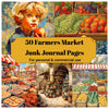 Farmers Market Junk Journal Pages