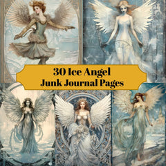 Ice Angels Junk Journal Pages - CraftNest