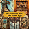 Steampunk Items Junk Journal Pages