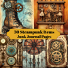 Steampunk Items Junk Journal Pages