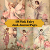 Pink Fairies Junk Journal Pages
