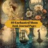 Enchanted Moon Junk Journal Pages