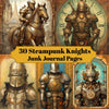 Steampunk Knights Junk Journal Pages