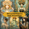 Crystal Princess Junk Journal Pages